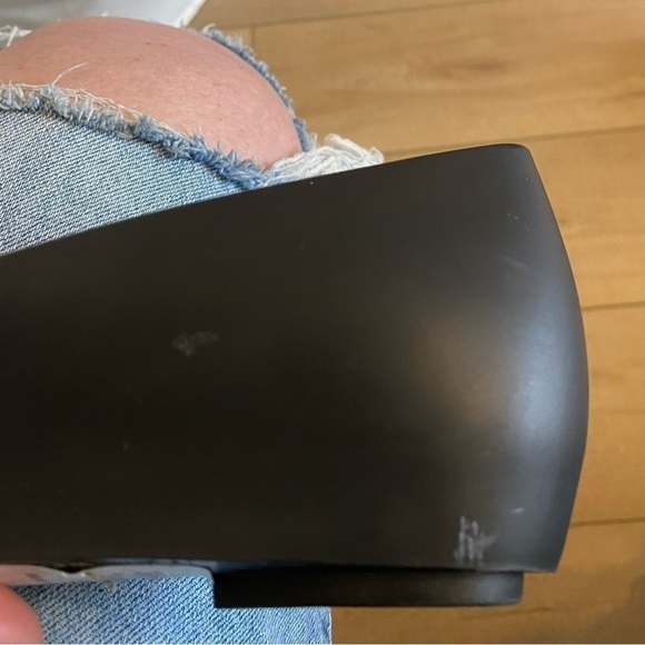 MELISSA  9 Black Jelly Ballet Flat with Glitter Bow - Picture 7 of 12